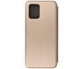 Slim Folio Case - Book Case Telefoonhoesje - Folio Flip Hoesje - Geschikt voor Samsung Galaxy S10 Lite - Goud