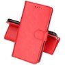 Samsung Galaxy A42 5G Hoesje Kaarthouder Book Case Telefoonhoesje Rood