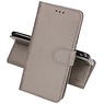 Samsung Galaxy A42 5G Hoesje Kaarthouder Book Case Telefoonhoesje Grijs