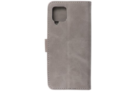 BAOHU Hoesje Geschikt voor Samsung Galaxy A42 5G - Kaarthouder Book Case Telefoonhoesje - Grijs
