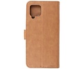 Samsung Galaxy A42 5G Hoesje Kaarthouder Book Case Telefoonhoesje Bruin