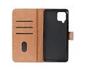 BAOHU Hoesje Geschikt voor Samsung Galaxy A42 5G - Kaarthouder Book Case Telefoonhoesje - Bruin