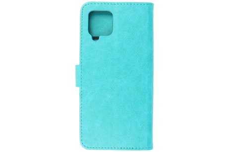 BAOHU Hoesje Geschikt voor Samsung Galaxy A42 5G - Kaarthouder Book Case Telefoonhoesje - Groen
