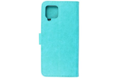 Samsung Galaxy A42 5G Hoesje Kaarthouder Book Case Telefoonhoesje Groen