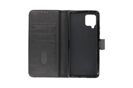 BAOHU Hoesje Geschikt voor Samsung Galaxy A42 5G - Kaarthouder Book Case Telefoonhoesje - Zwart