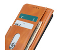 Zakelijke Book Case Telefoonhoesje voor Oppo Reno 4 Pro 5G - Bruin