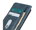 Zakelijke Book Case Telefoonhoesje voor Motorola Moto One 5G - Blauw