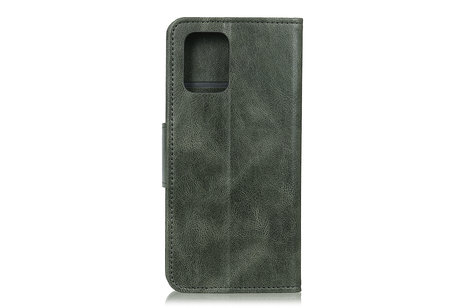 Zakelijke Book Case Telefoonhoesje Samsung Galaxy M51 - Donker Groen