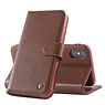 BAOHU Echt Lederen Book Case Hoesje iPhone Xs Max - Bruin