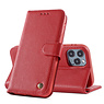 BAOHU Echt Lederen Book Case Hoesje iPhone 11 Pro - Rood
