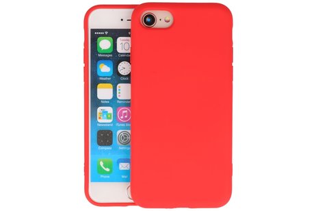 iPhone SE 2020 & iPhone 8 & iPhone 7 Hoesje Fashion Backcover Telefoonhoesje Rood