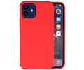 BAOHU Hoesje Geschikt voor de iPhone 12 Mini - Fashion Color Backcover Telefoonhoesje - Rood