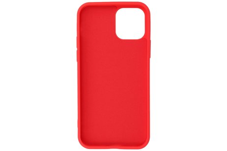 Hoesje Geschikt voor de iPhone 12 Mini - Fashion Color Backcover Telefoonhoesje - Rood