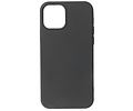 BAOHU Hoesje Geschikt voor de iPhone 12 Pro Max - Fashion Color Backcover Telefoonhoesje - Zwart