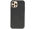 iPhone 12 Pro Max Hoesje Fashion Backcover Telefoonhoesje Zwart