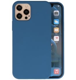 BAOHU iPhone 12 Pro Max Hoesje Fashion Backcover Telefoonhoesje Navy