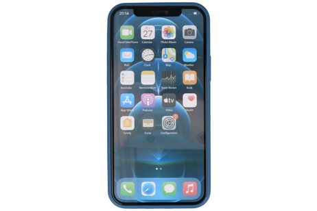 iPhone 12 Pro Max Hoesje Fashion Backcover Telefoonhoesje Navy