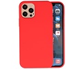 BAOHU Hoesje Geschikt voor de iPhone 12 Pro Max - Fashion Color Backcover Telefoonhoesje - Rood