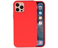 Hoesje Geschikt voor de iPhone 12 Pro Max - Fashion Color Backcover Telefoonhoesje - Rood