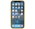 BAOHU Hoesje Geschikt voor de iPhone 12 Pro Max - Fashion Color Backcover Telefoonhoesje - Geel