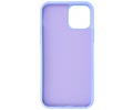 BAOHU Hoesje Geschikt voor de iPhone 12 Pro Max - Fashion Color Backcover Telefoonhoesje - Paars