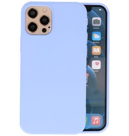 BAOHU iPhone 12 Pro Max Hoesje Fashion Backcover Telefoonhoesje Paars