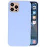 BAOHU iPhone 12 Pro Max Hoesje Fashion Backcover Telefoonhoesje Paars