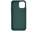 Hoesje Geschikt voor de iPhone 12 Pro Max - Fashion Color Backcover Telefoonhoesje - Donker Groen