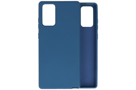 Samsung Note 20 Hoesje Fashion Backcover Telefoonhoesje Navy