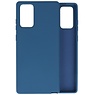 BAOHU Samsung Note 20 Hoesje Fashion Backcover Telefoonhoesje Navy
