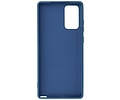 BAOHU Hoesje Geschikt voor de Samsung Galaxy Note 20  - Fashion Color Backcover Telefoonhoesje - Navy