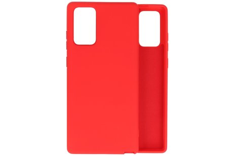 Hoesje Geschikt voor de Samsung Galaxy Note 20  - Fashion Color Backcover Telefoonhoesje - Rood