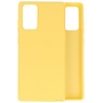 BAOHU Samsung Note 20 Hoesje Fashion Backcover Telefoonhoesje Geel