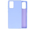 Hoesje Geschikt voor de Samsung Galaxy Note 20  - Fashion Color Backcover Telefoonhoesje - Paars