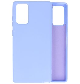 BAOHU Samsung Note 20 Hoesje Fashion Backcover Telefoonhoesje Paars