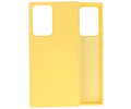 BAOHU Hoesje Geschikt voor de Samsung Galaxy Note 20 Ultra  - Fashion Color Backcover Telefoonhoesje - Geel