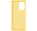 Hoesje Geschikt voor de Samsung Galaxy Note 20 Ultra  - Fashion Color Backcover Telefoonhoesje - Geel