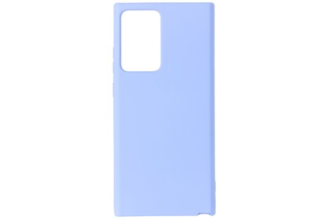 BAOHU Hoesje Geschikt voor de Samsung Galaxy Note 20 Ultra  - Fashion Color Backcover Telefoonhoesje - Paars