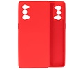 BAOHU Hoesje Geschikt voor de Oppo Reno 4 5G  - Fashion Color Backcover Telefoonhoesje - Rood