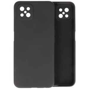 BAOHU Hoesje Geschikt voor de Oppo Reno 4 Z & Oppo A92s  - Fashion Color Backcover Telefoonhoesje - Zwart