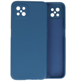 BAOHU Oppo Reno 4 Z & Oppo A92s Hoesje Fashion Backcover Telefoonhoesje Navy