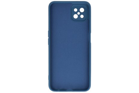 Hoesje Geschikt voor de Oppo Reno 4 Z & Oppo A92s  - Fashion Color Backcover Telefoonhoesje - Navy