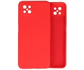BAOHU Hoesje Geschikt voor de Oppo Reno 4 Z & Oppo A92s  - Fashion Color Backcover Telefoonhoesje - Rood