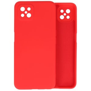 Hoesje Geschikt voor de Oppo Reno 4 Z & Oppo A92s  - Fashion Color Backcover Telefoonhoesje - Rood