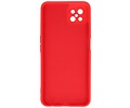 BAOHU Hoesje Geschikt voor de Oppo Reno 4 Z & Oppo A92s  - Fashion Color Backcover Telefoonhoesje - Rood