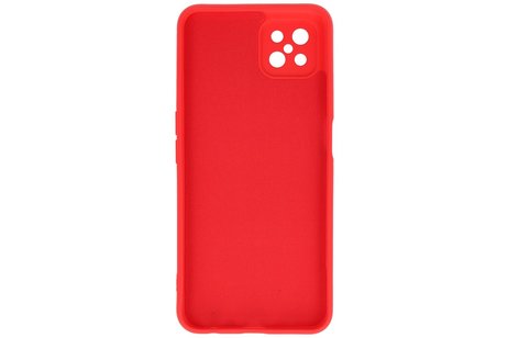 BAOHU Hoesje Geschikt voor de Oppo Reno 4 Z & Oppo A92s  - Fashion Color Backcover Telefoonhoesje - Rood