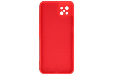 Hoesje Geschikt voor de Oppo Reno 4 Z & Oppo A92s  - Fashion Color Backcover Telefoonhoesje - Rood