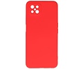 BAOHU Hoesje Geschikt voor de Oppo Reno 4 Z & Oppo A92s  - Fashion Color Backcover Telefoonhoesje - Rood