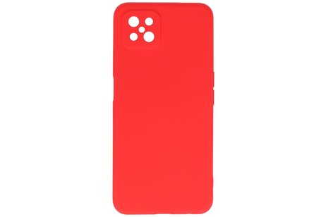 BAOHU Hoesje Geschikt voor de Oppo Reno 4 Z & Oppo A92s  - Fashion Color Backcover Telefoonhoesje - Rood