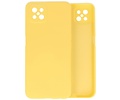 Oppo Reno 4 Z & Oppo A92s Hoesje Fashion Backcover Telefoonhoesje Geel